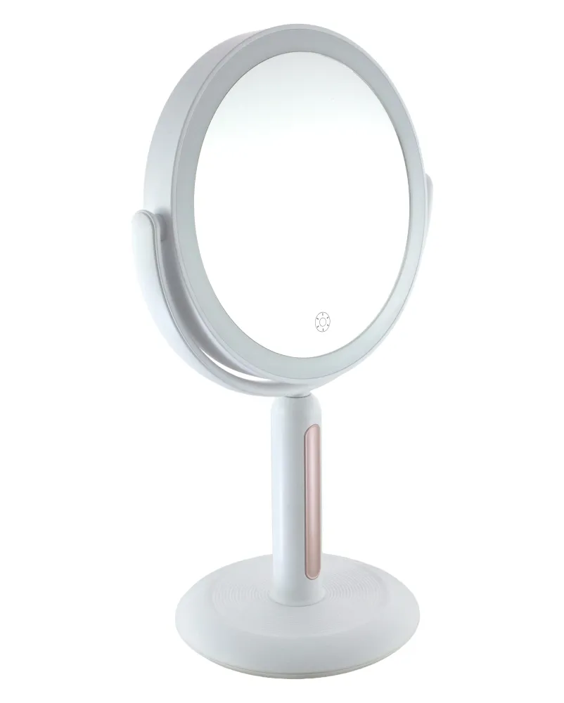 Espejo de escritorio con Luz LED y Aumento 7X Blanco