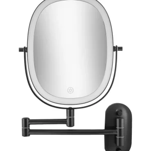 Espejo Escualizable con Luz LED y Aumento 7X Negro