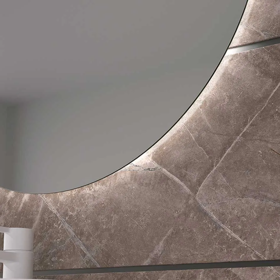 Espejo De Baño TENERIFE Circular | 9 Medidas | Luz Led 3 Tonos | Ip44 | Eficiencia ++ Eurobath