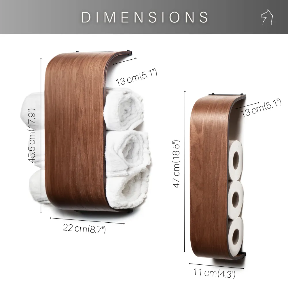 Soporte para Papel Higiénico - Bridge White EWART WOODS Design