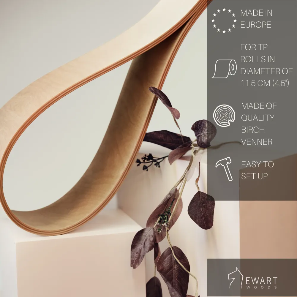 Soporte para papel higiénico - DROP EWART WOODS Design