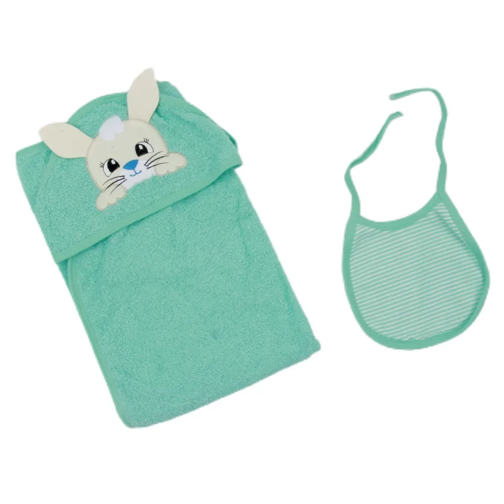 TOALLA + BABERO 1214 FASHION KIDS Amarillo