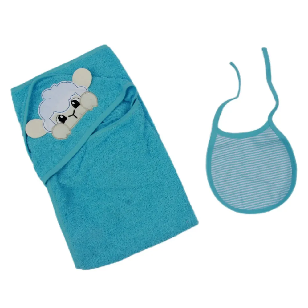 TOALLA + BABERO 1214 FASHION KIDS Amarillo