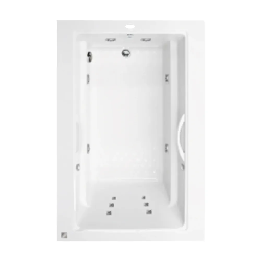 TINA ART DECO CON/SIN HIDROMASAJE Blanco FORMACRYL