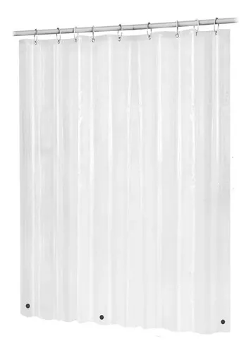 Forro Cortina Baño Peva Transparente 180x180 Cms