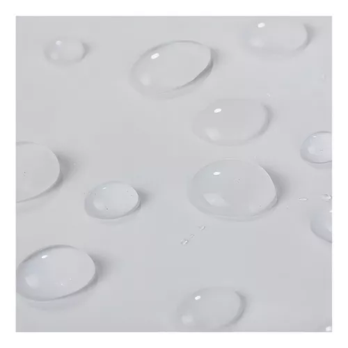 Forro Cortina Baño Peva Transparente 180x180 Cms