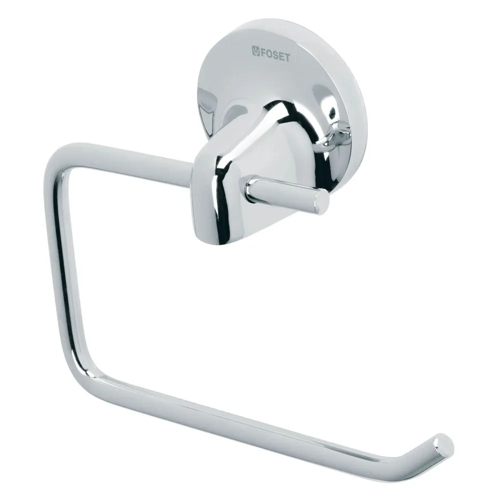 Foset AQA-78 Portarrollo con soporte y barra metálicos, Foset Aqua