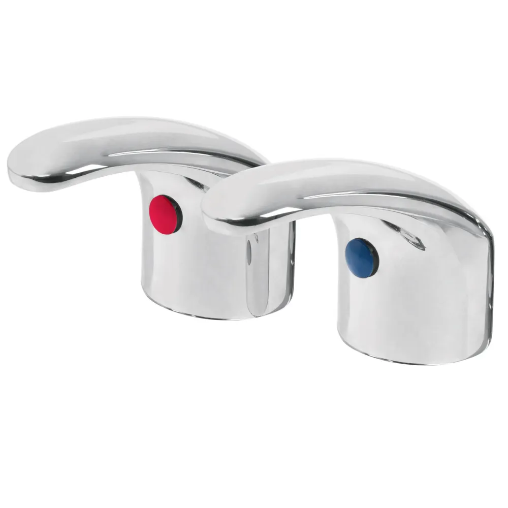 Foset AQMM-62 Juego 2 manerales tipo palanca para lavabo, Aqua