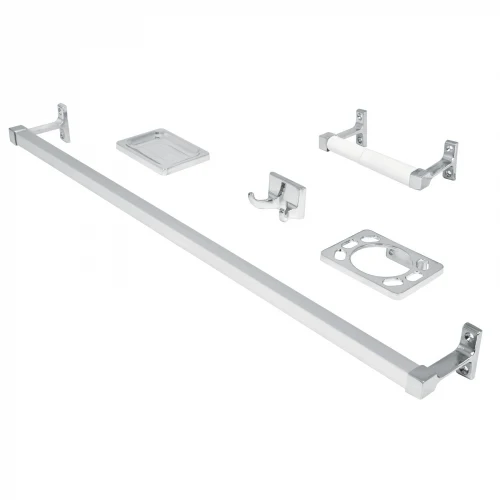 Juego de 5 accesorios para baño metálicos, Foset Basic 49607 -900