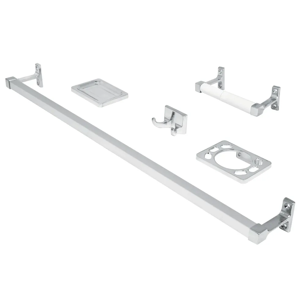 Juego accesorios para baño, 5 piezas, Foset Basic
