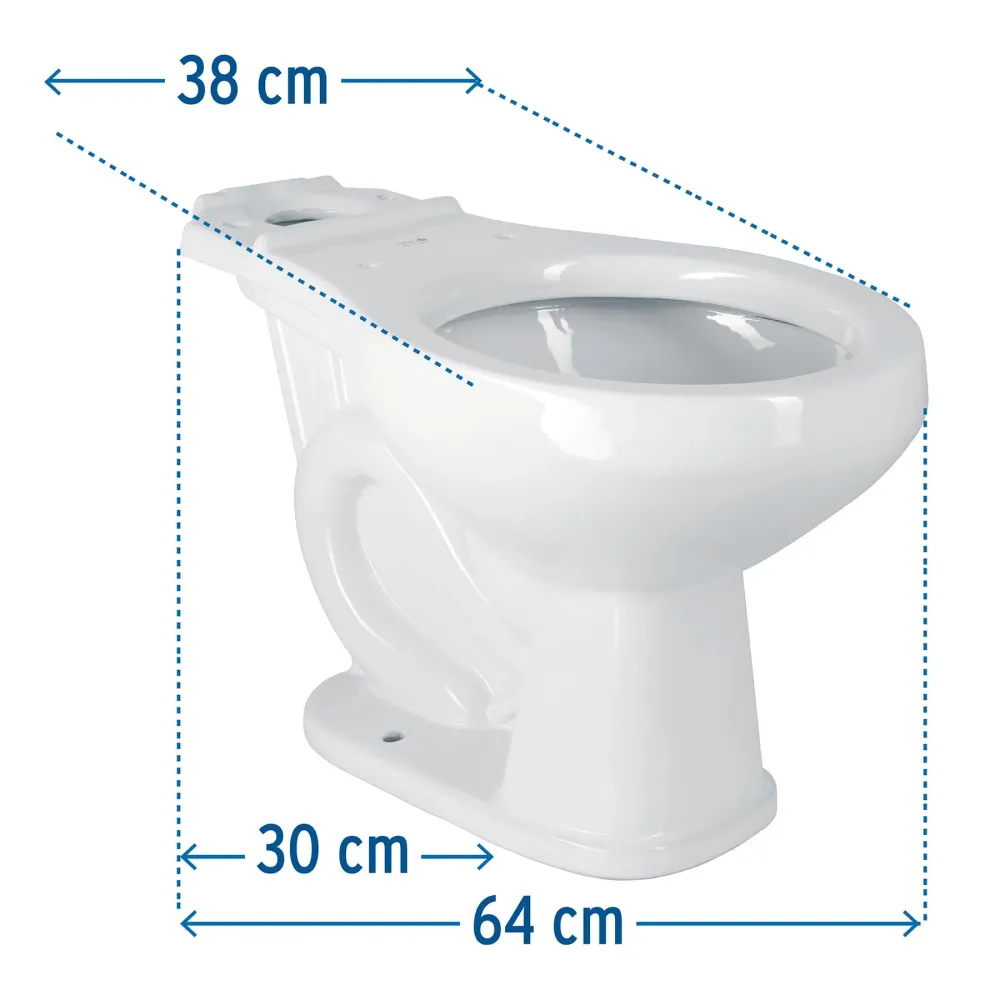 Taza redonda de porcelana, blanco, Foset