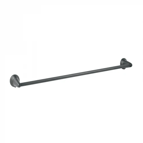 Toallero de barra metálico acabado negro, Foset Aqua 45995 AQA-86M