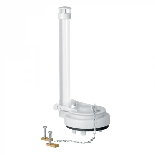 Válvula de descarga 3' para WC de 1 pza, cadena inox, Foset 46287 VW-011