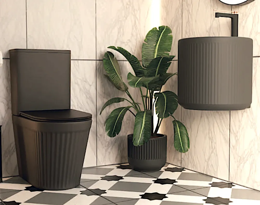 Fossil Natura Beca Lavabo Suspendido 4356 Negro Mate Fossil Natura, S.L.U.