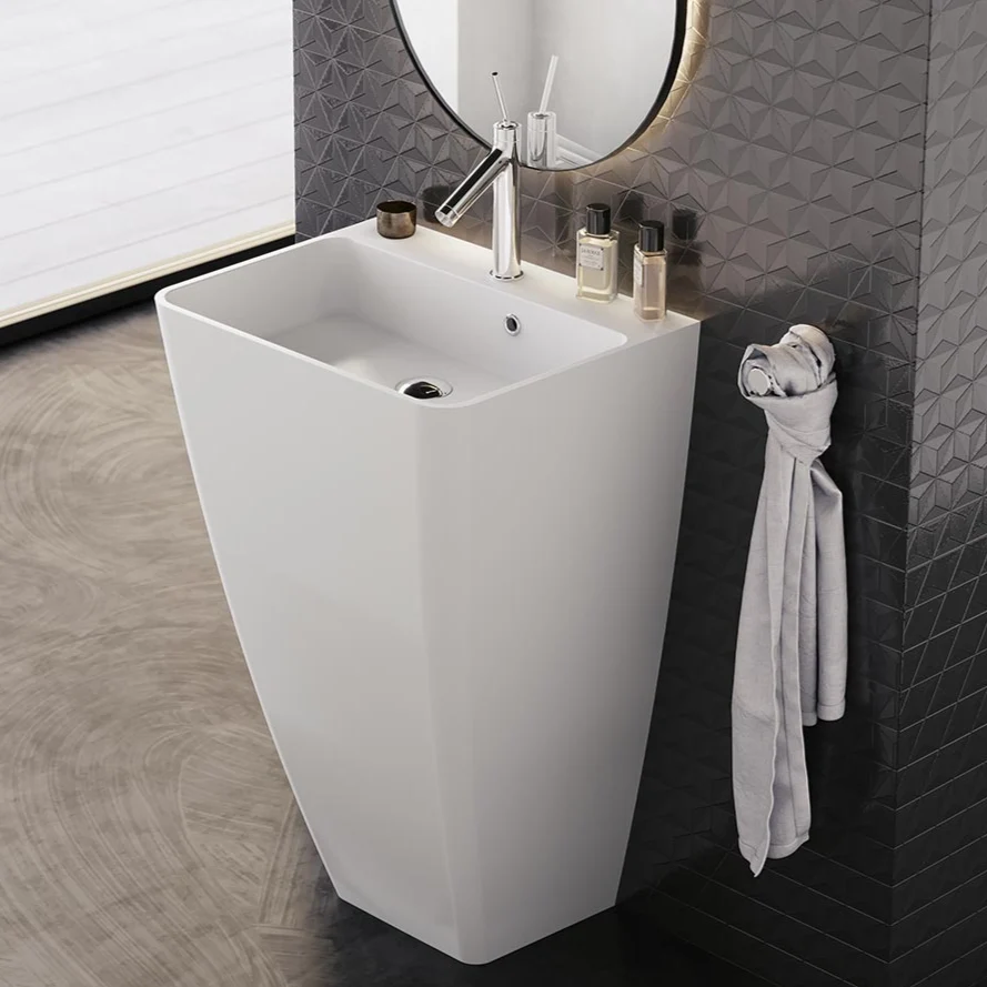Fossil Natura Finn Lavabo con Pedestal 2593 Blanco Mate Fossil Natura, S.L.U.