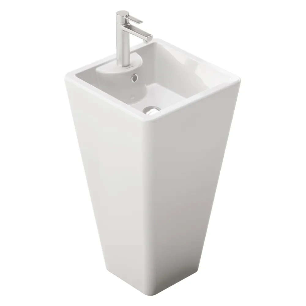 Fossil Natura Florencia Lavabo con Pedestal 1146 Blanco Brillo Fossil Natura, S.L.U.