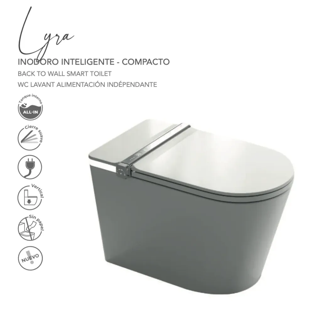 Fossil Natura Lyra Inteligente Inodoro Compacto 4808 Blanco Brillo Fossil Natura, S.L.U.