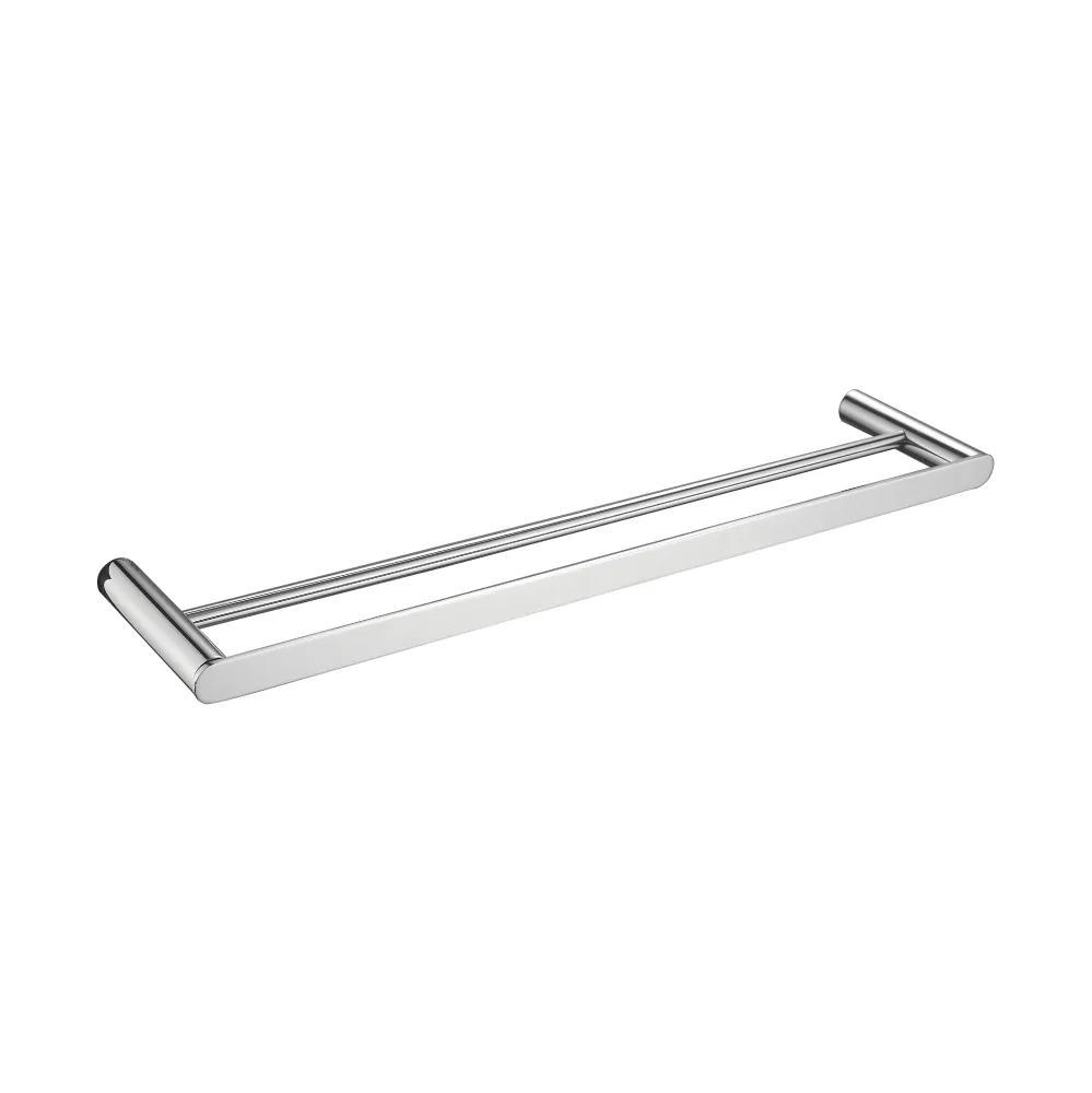 Toallero Barra 9100-5 Base Redonda Minimalista Bronce Cromado - Fratelli Premium Fratelli Perú
