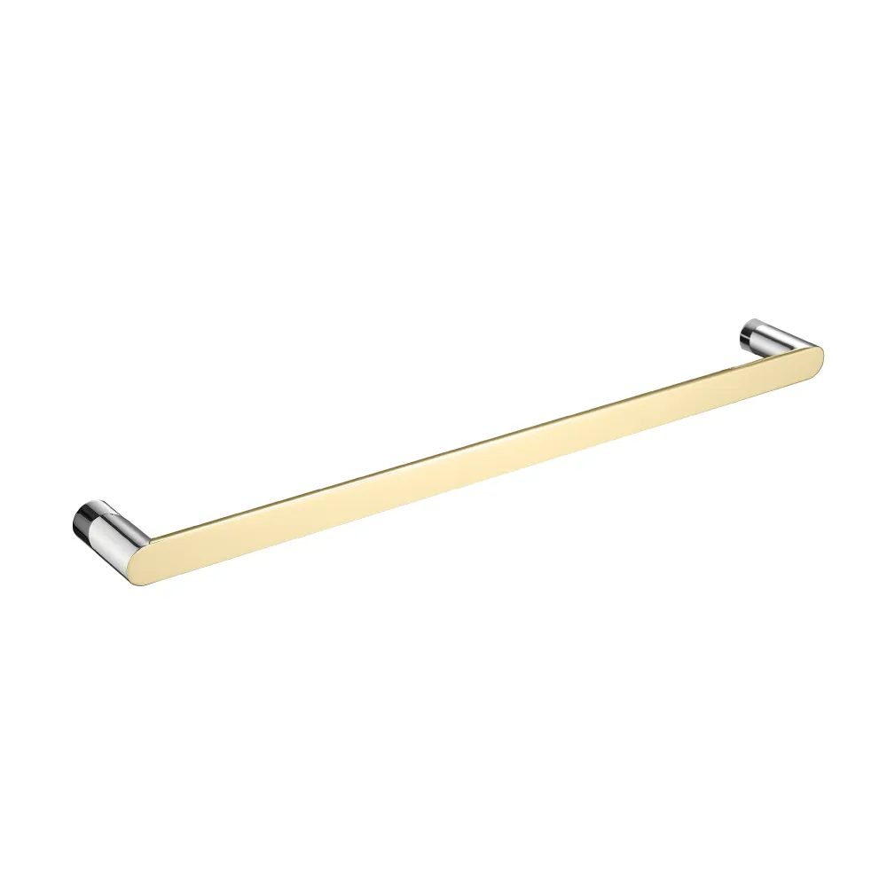 Toallero Barra F9200-4 Base Redonda Minimalista Ss 304 Cromado & Gold - Fratelli Fratelli Perú