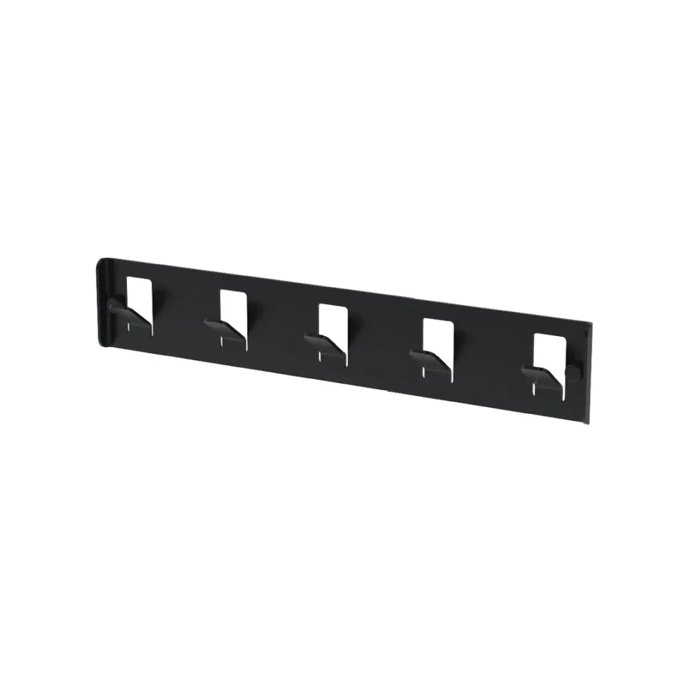 Colgador multiuso Ispirazione aluminio- negro mate Future