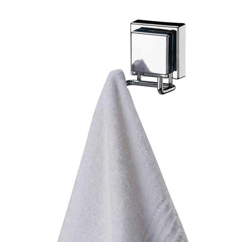 Gancho Doble Multiusos con ventosa Premium acero inox Future