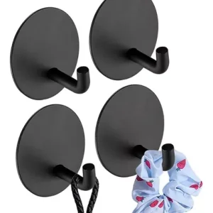 Ganchos Adhesivos Impermeables De Acero Inoxidable 4 Uds