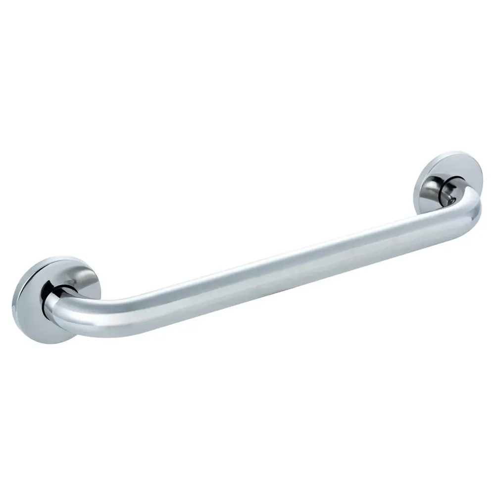 Barra Seguridad Baño Cromada 45cm Glomed