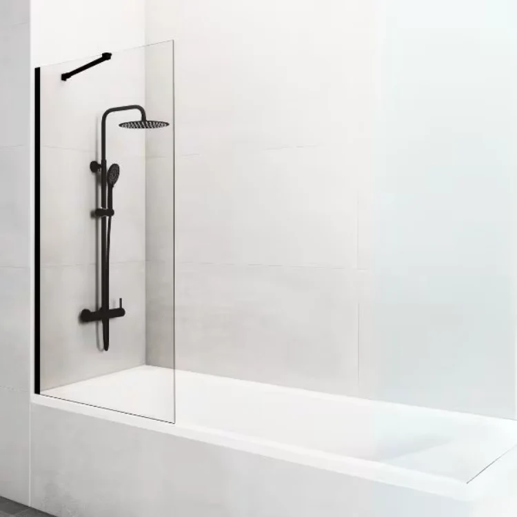Mampara de Bañera SCREEN de GME. Fijo de Bañera 150x85cm Cromo