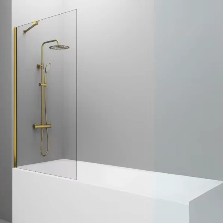 Mampara de Bañera SCREEN de GME. Fijo de Bañera 150x85cm Cromo