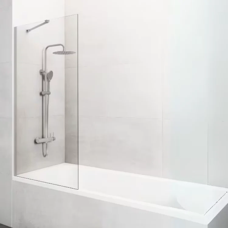 Mampara de Bañera SCREEN de GME. Fijo de Bañera 150x85cm Cromo