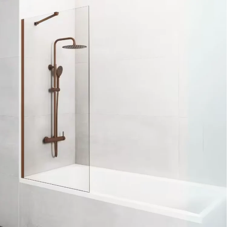 Mampara de Bañera SCREEN de GME. Fijo de Bañera 150x85cm Cromo