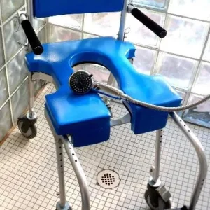 Silla con inodoro y ducha para ir cualquier lugar (CS) GO! Mobility Solutions