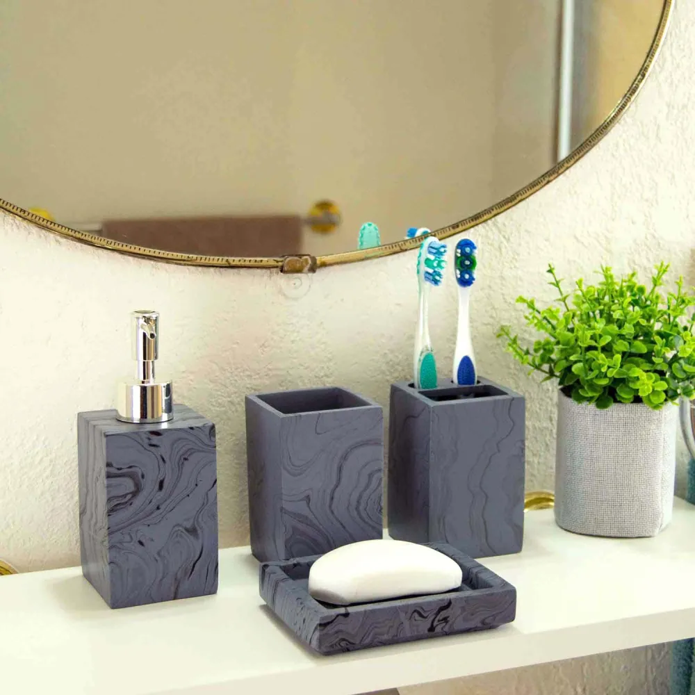 Set de accesorios de baño 4 piezas Good & Good