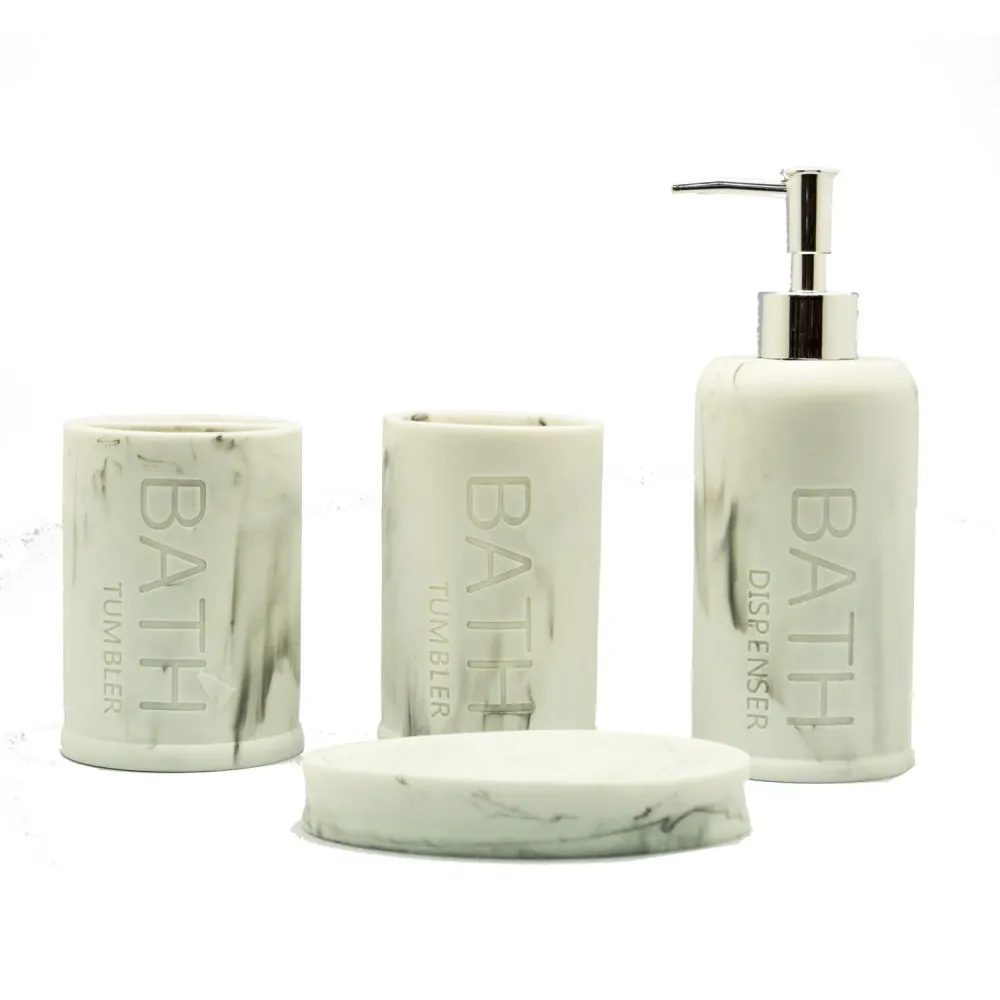 Set de accesorios de baño 4 piezas Good & Good