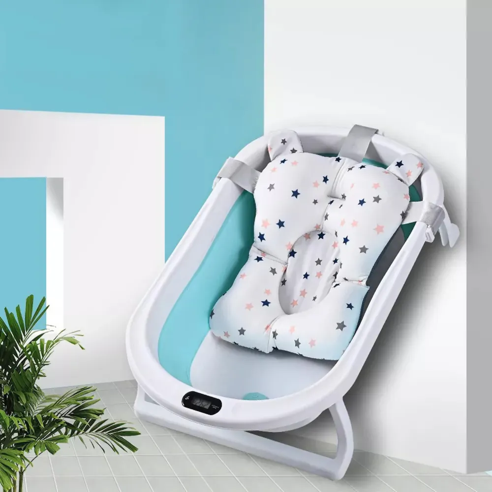 BAÑERA HAWAI + ACOLCH 1 HAPPY BABY Azul