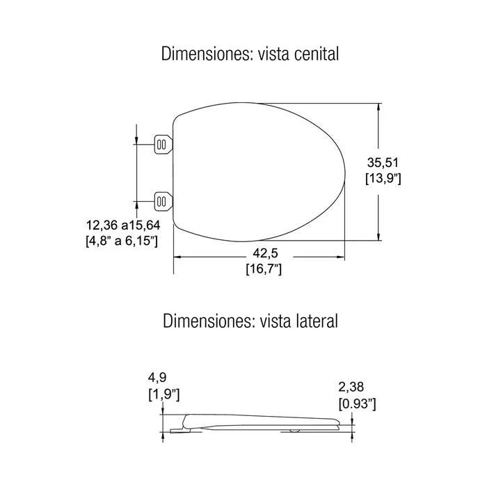 ASIENTO PARA WC BLANCO-AT-5 HELVEX