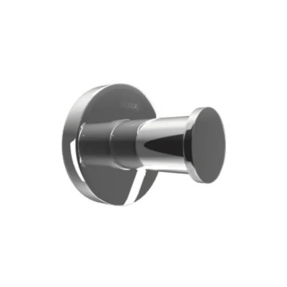 GANCHO SENCILLO TUBULAR ACABADO CROMO TUB-06 HELVEX