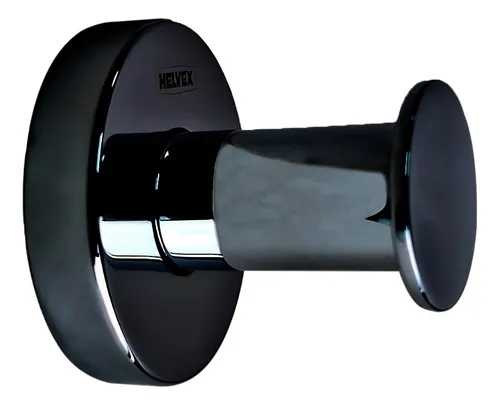 GANCHO SENCILLO TUBULAR ACABADO OBSIDIANA TUB-06-OB HELVEX
