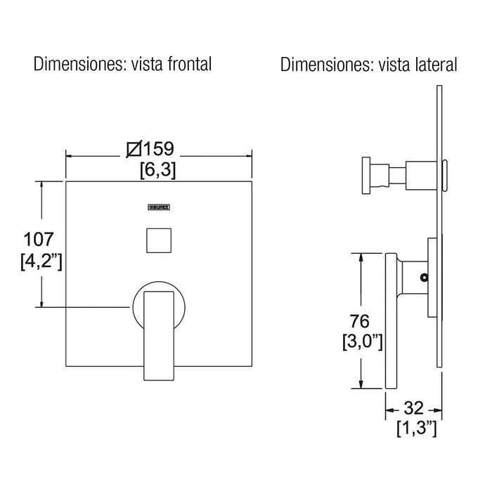 MONOMANDO VERTIKA-E-701 HELVEX