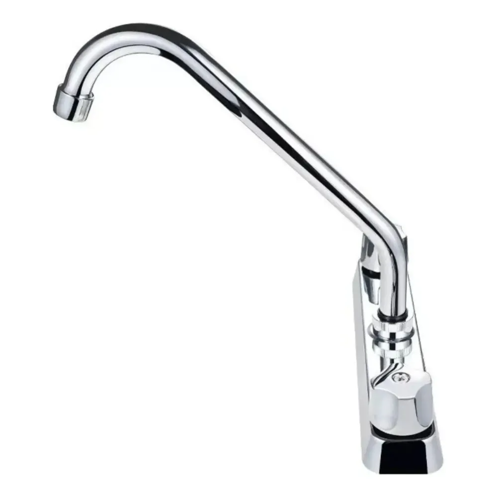 Mezcladora Fregadero Aquaway Cromo Doble Comando Abs Cocina Hidroflud