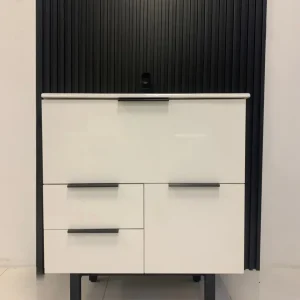 GABINETE DE BAÑO LONDRES ALTO BRILLO BLANCO Blanco Home Design México