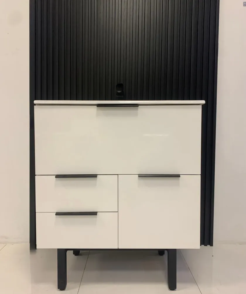 GABINETE DE BAÑO LONDRES ALTO BRILLO BLANCO Blanco Home Design México