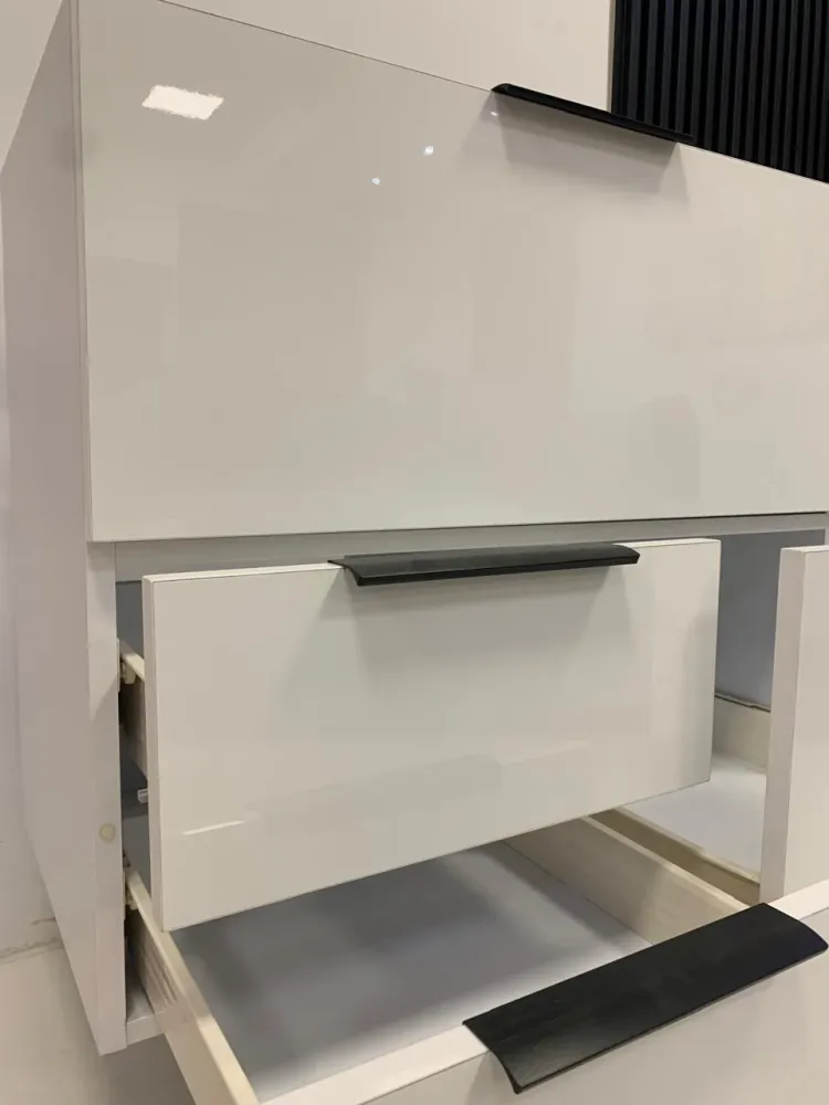 GABINETE DE BAÑO LONDRES ALTO BRILLO BLANCO Blanco Home Design México