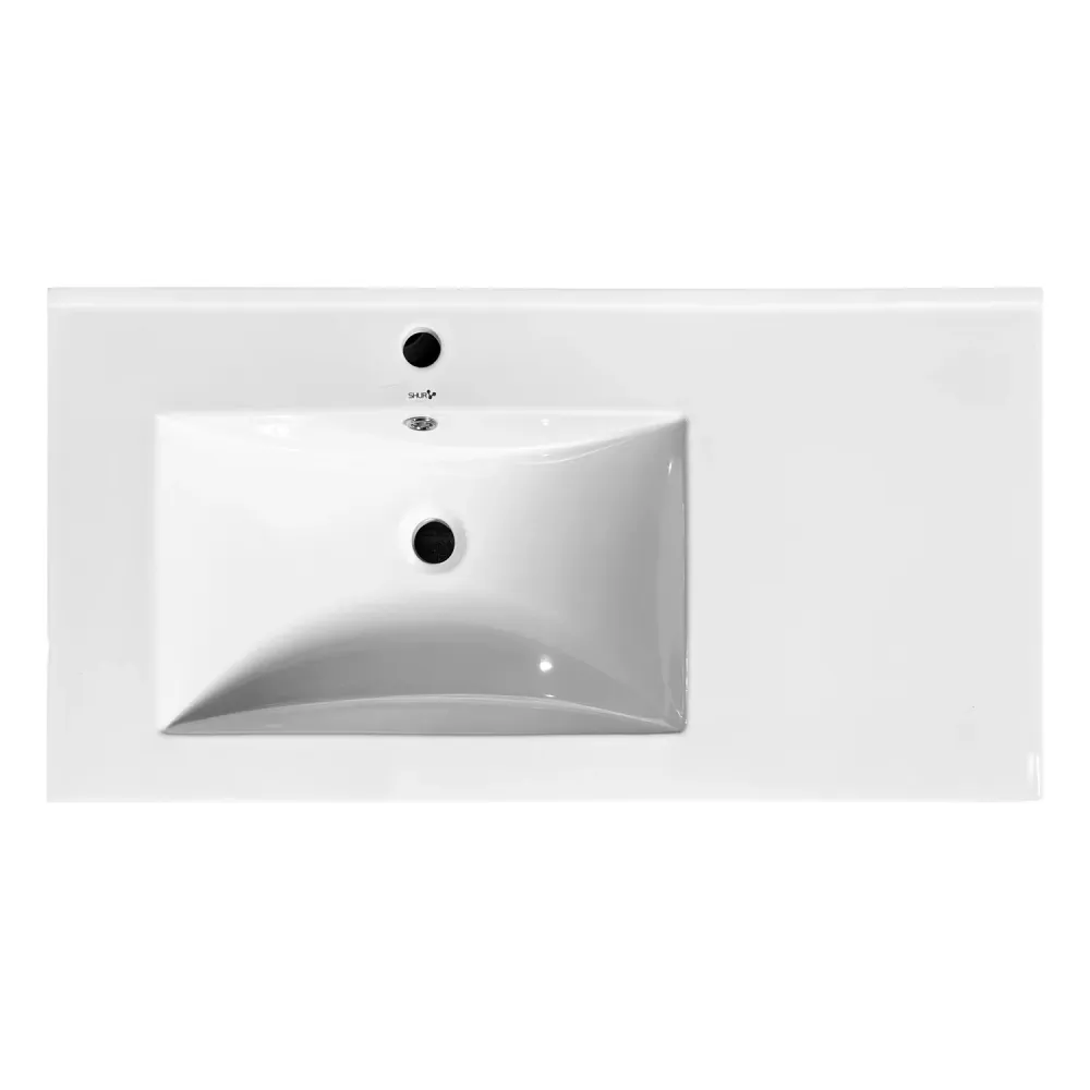 LAVABO DE CERAMICA LINDA 90 CM LADO IZQUIERDO Home Design México