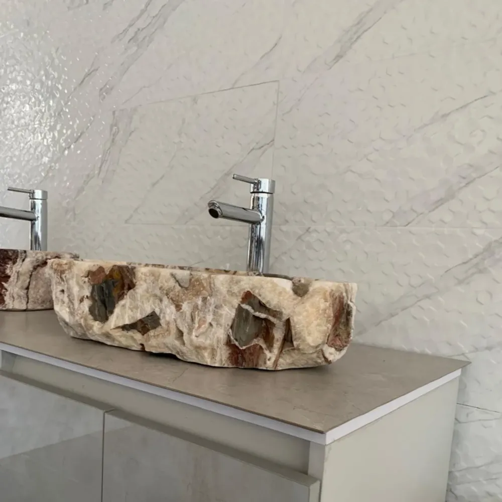 LAVABO MARMOL ONIX FANTÁSTICO RAGO-LAONFA Home Design México