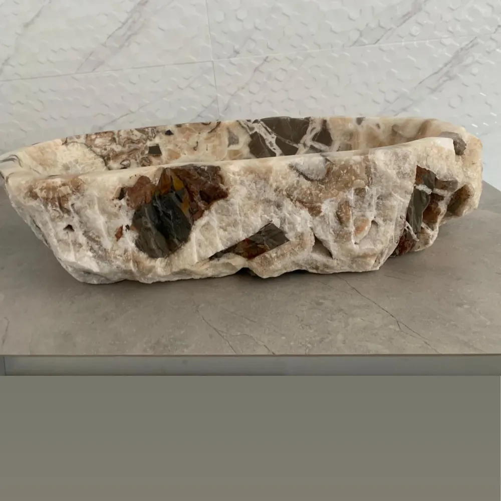 LAVABO MARMOL ONIX FANTÁSTICO RAGO-LAONFA Home Design México