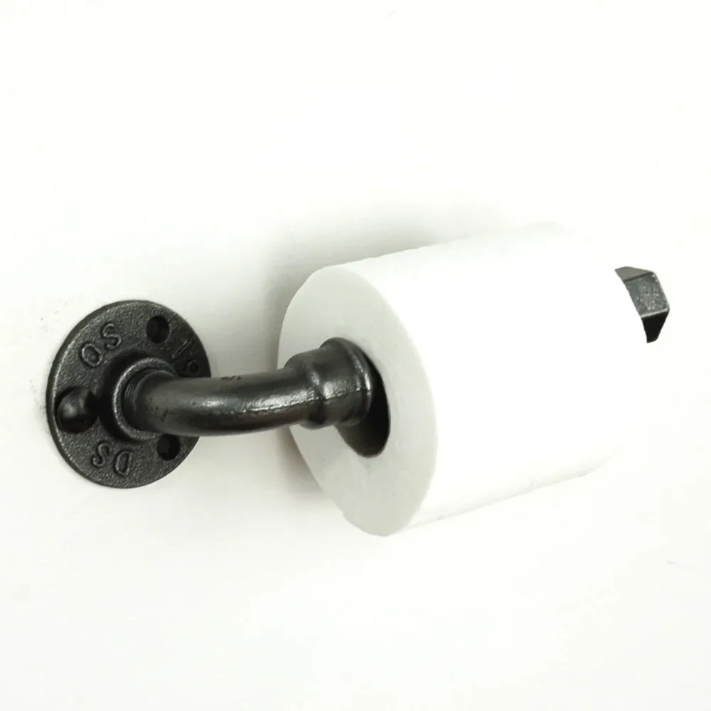 Portarrollos metálico pequeño para papel higiénico. Home Invasion