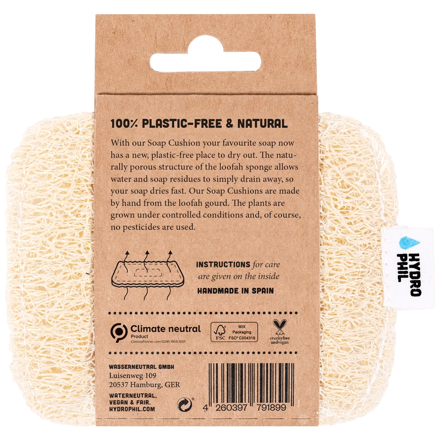 COJÍN DE JABÓN LOOFAH 100% SIN PLÁSTICO HYDROPHIL