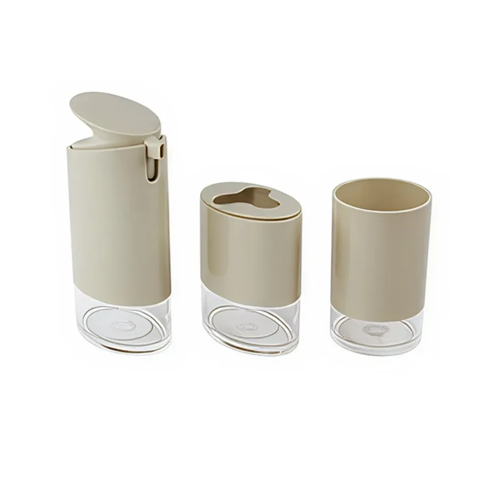 Set de Accesorios para Baño Color Beige - 3 Piezas IdeenstoresMX