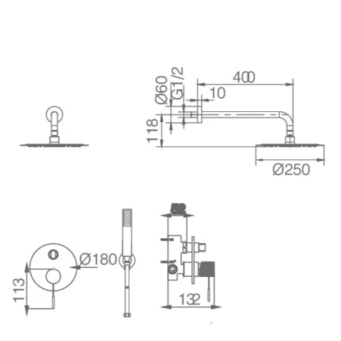 IMEX LINE GPD038/ORC oro rosa cepillado Imex Products, S.L.